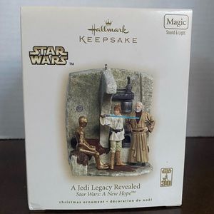 Collectible Hallmark Star Wars A New Hope “A Jedi Legacy Revealed” Ornament 2007